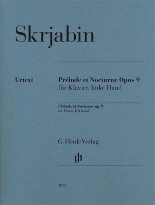 Prelude et Nocturne Op 9 Piano Solo