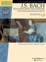 Selections from The Notebook for Anna Magdalena Bach - Johann Sebastian Bach - Piano G. Schirmer, Inc. Piano Solo /OLA