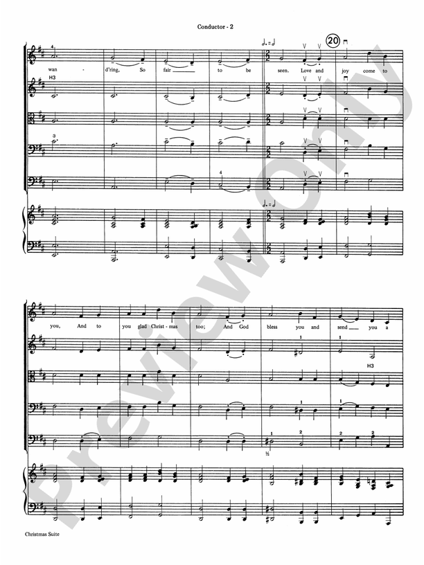 Christmas Carols Set 2 – String Orchestra Conductor Score & Parts (Digital Download)
