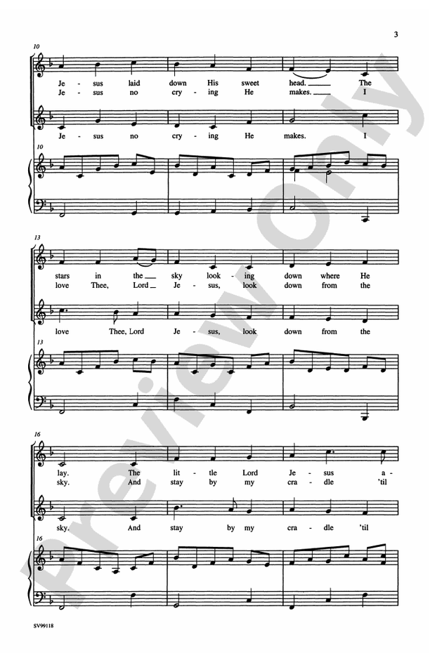 Away in a Manger – 2-Part Choral Octavo (Digital Download)