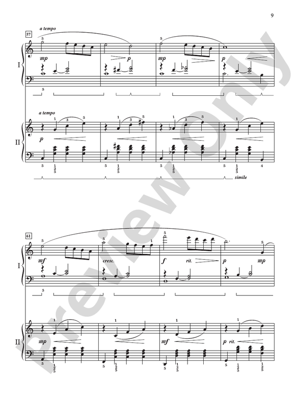 Concerto Romantique: In Three Movements for Solo Piano with Piano Accompaniment - 2 Pianos, 4 Hands (Digital Download)
