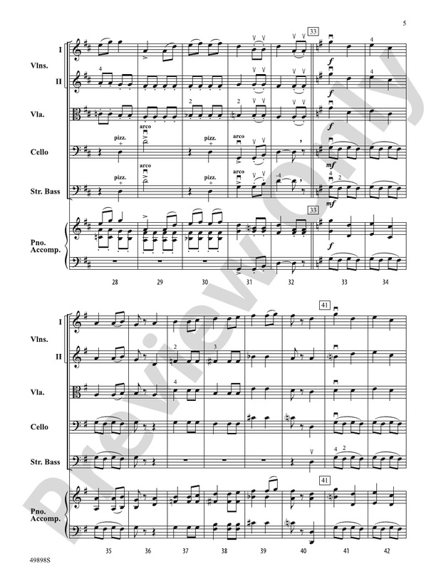 Danse - String Orchestra Conductor Score & Parts (Digital Download)