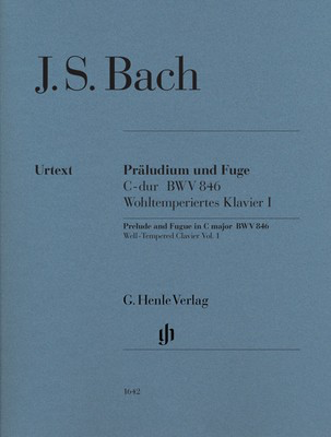 Bach - Prelude And Fugue BWV846 C - Piano Solo Henle HN1642