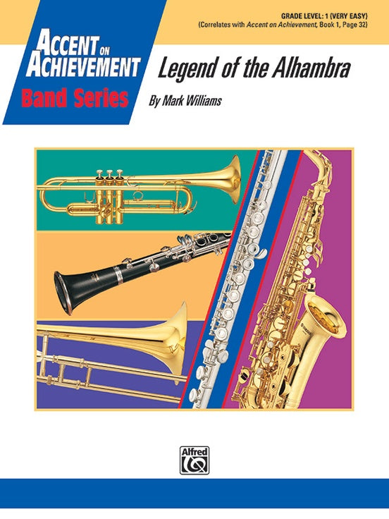Legend of the Alhambra - Concert Band Conductor Score & Parts (Digital Download)