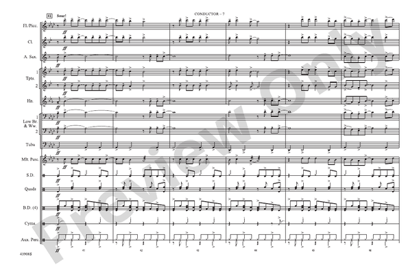 Spirit in the Sky (from Guardians of the Galaxy) – Marching Band Conductor Score & Parts (Digital Download)