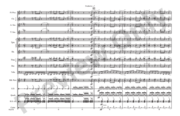 Big Noise from Winnetka – Marching Band Conductor Score & Parts (Digital Download)