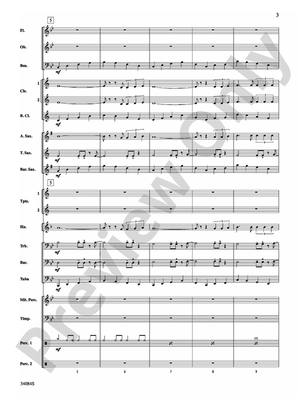 I Kissed a Girl - Concert Band Conductor Score & Parts (Digital Download)
