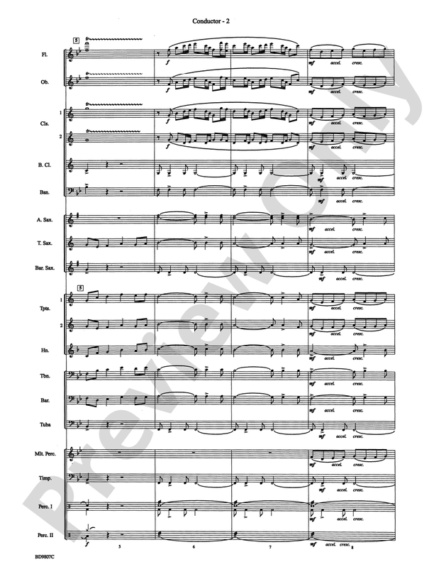 Fields of Kent - Concert Band Conductor Score & Parts (Digital Download)