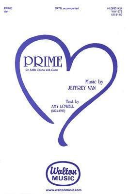 Prime - Jeffrey Van - SATTBB Walton Music Choral Score Octavo