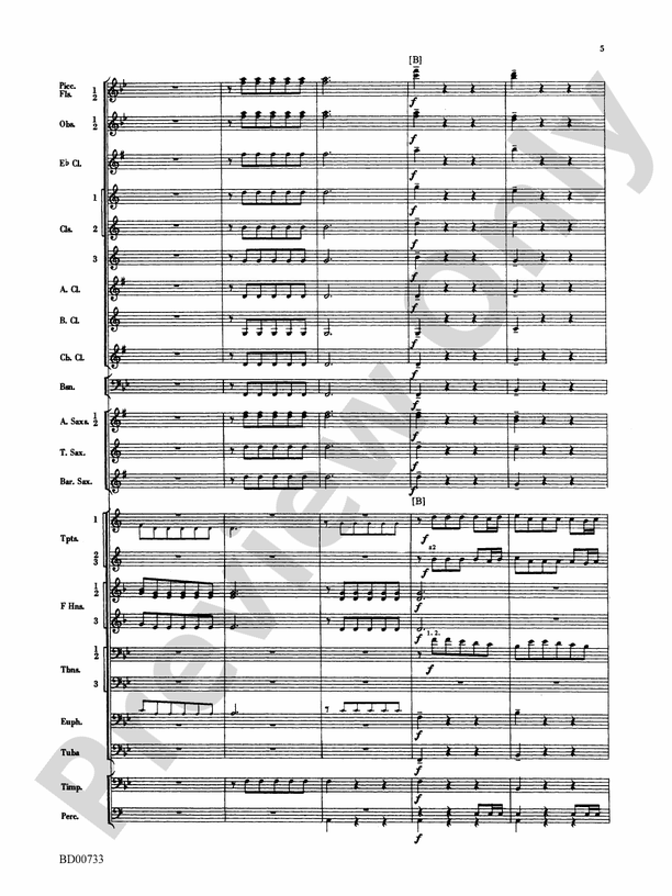 Water Music Suite - Concert Band Conductor Score & Parts (Digital Download)