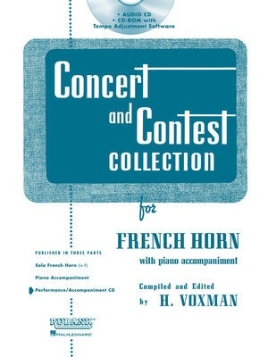 Concert and Contest Collection for French Horn - Accompaniment CD - Various - French Horn Rubank Publications CD-ROM