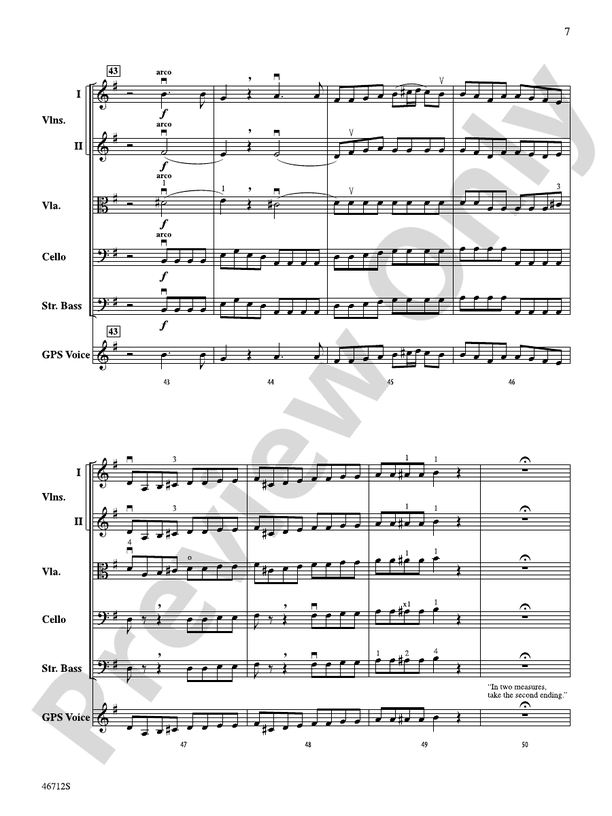 GPS - String Orchestra Conductor Score & Parts (Digital Download)
