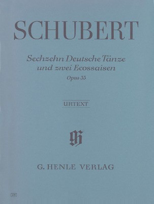German Dances 16 And 2 Ecossaises Op 33 - Franz Schubert - Piano G. Henle Verlag Piano Solo