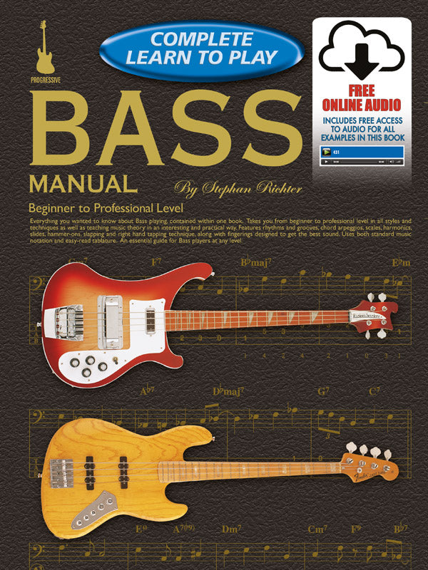 Complete Learn to Play Bass Manual Bk/2CD