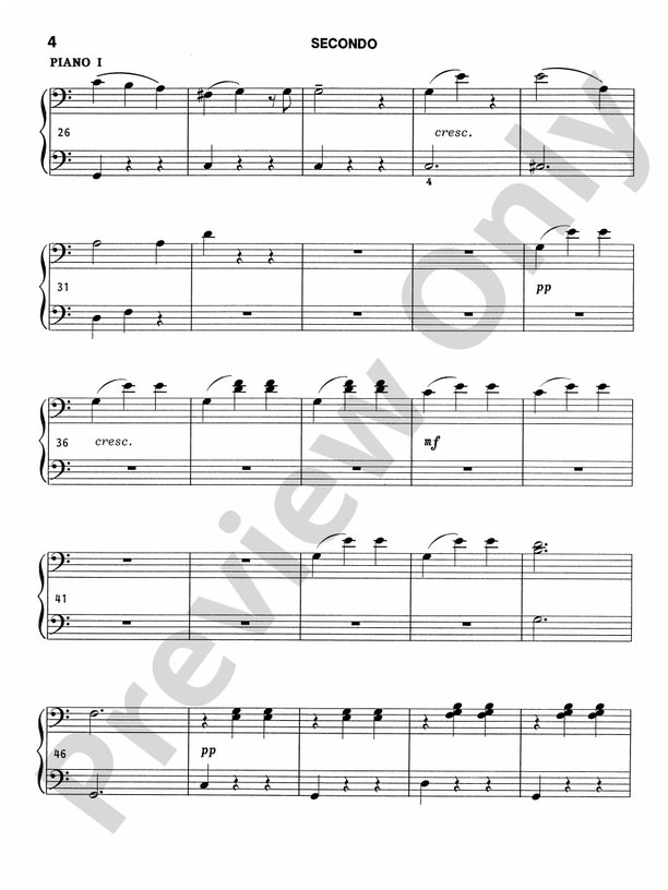 Thousand and One Nights - 2 Pianos, 8 Hands (Digital Download)