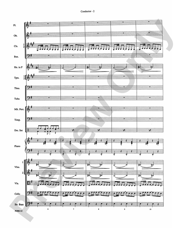 The James Bond Theme - Full Orchestra Conductor Score & Parts (Digital Download)