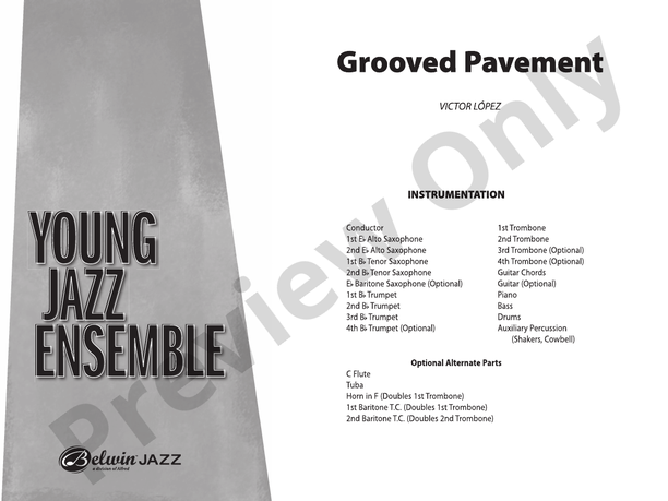 Grooved Pavement - Jazz Ensemble Conductor Score & Parts (Digital Download)