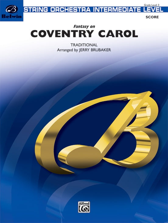 Coventry Carol, Fantasy on – String Orchestra Conductor Score & Parts (Digital Download)