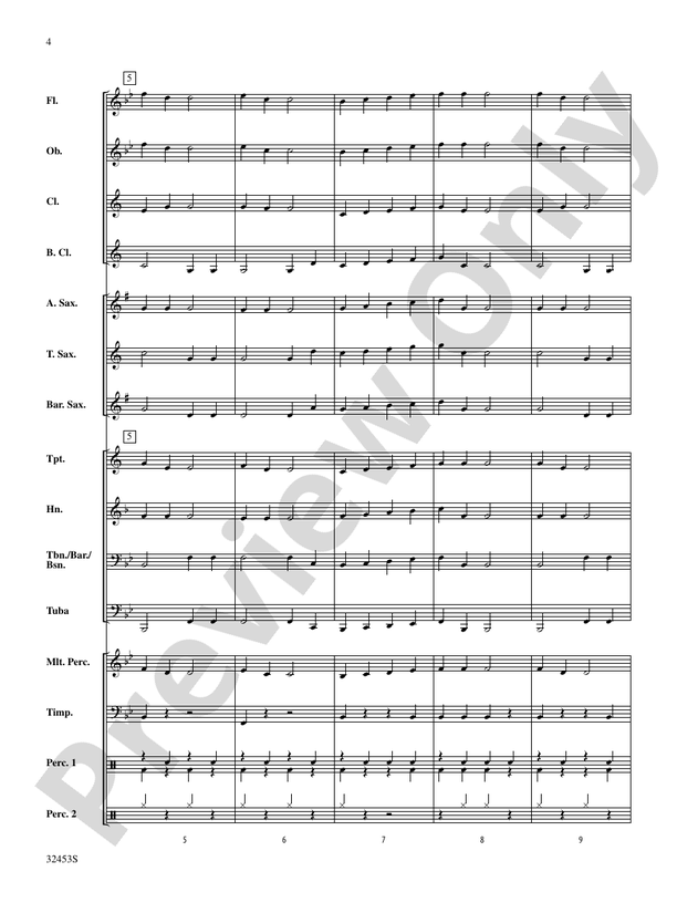 Belwin Very Beginning Band Kit #6 - Concert Band Conductor Score & Parts (Digital Download)