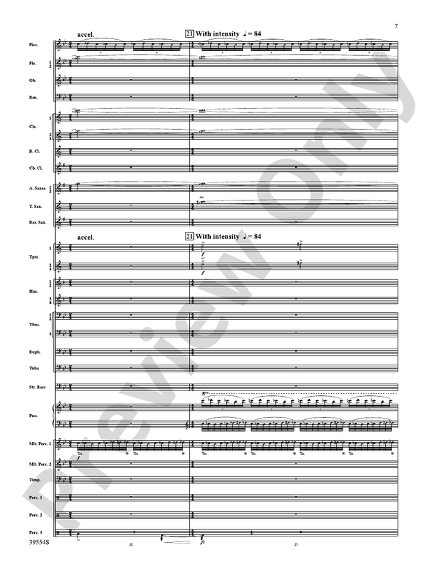 CompleX-2030 - Concert Band Conductor Score & Parts (Digital Download)