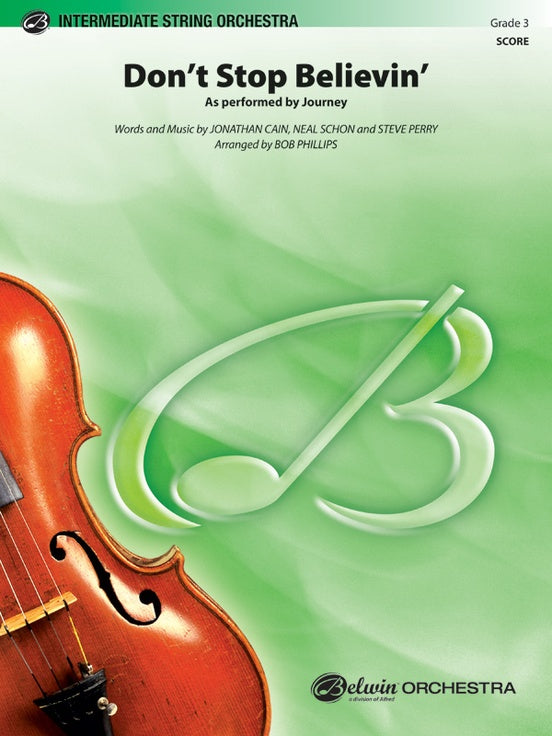 Don't Stop Believin' – String Orchestra Conductor Score & Parts (Digital Download)