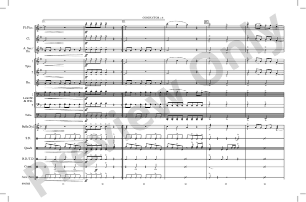 Save Your Tears – Marching Band Conductor Score & Parts (Digital Download)