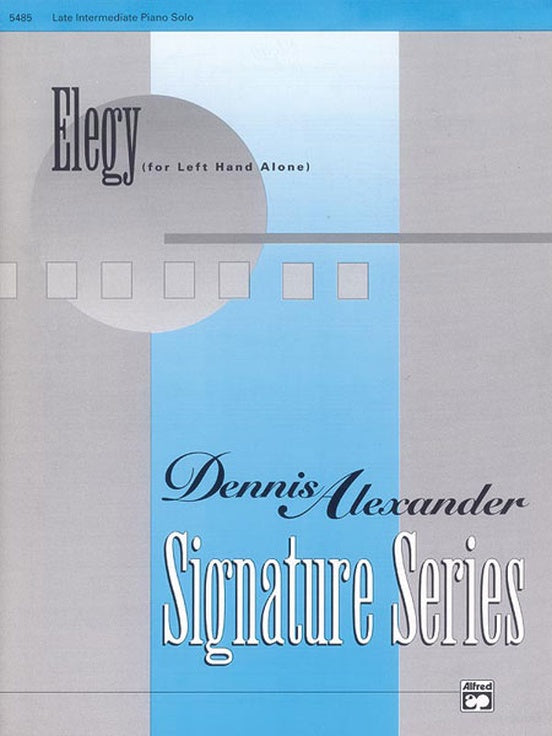 Elegy (for left hand alone) - Piano Solo (Digital Download)