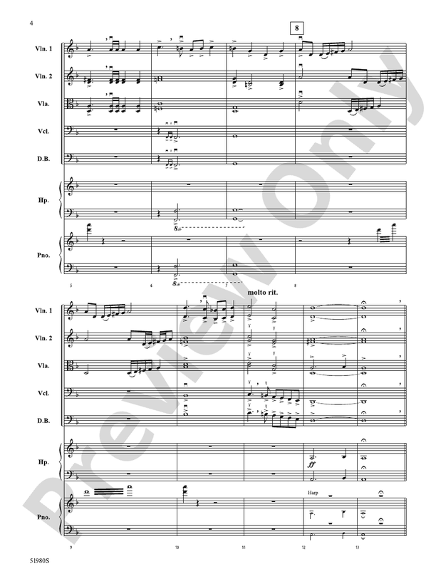 The Iliad - String Orchestra Conductor Score & Parts (Digital Download)