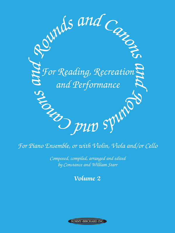 Rounds and Canons Volume 2 Piano Ensemble