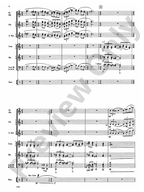 Mountain Fantasy - Concert Band Conductor Score & Parts (Digital Download)