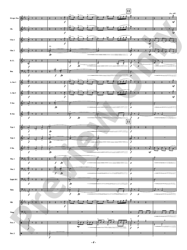 Fanfare for the Festival of Lights - Concert Band Conductor Score & Parts(Digital Download)