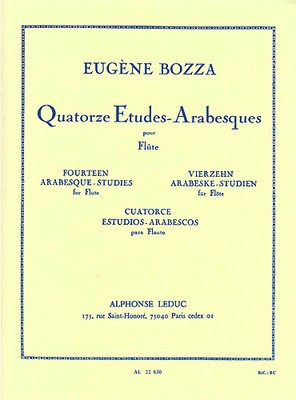 Bozza - 14 Etudes Arabesque - Flute Solo Leduc AL22830