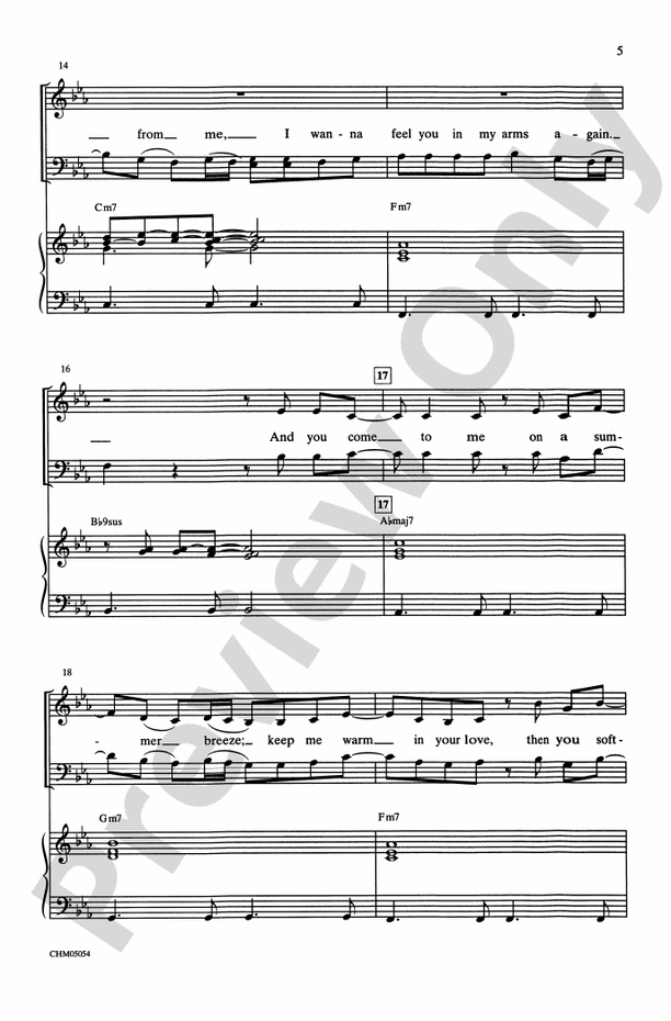 How Deep Is Your Love – 3-Part Mixed Choral Octavo (Digital Download)