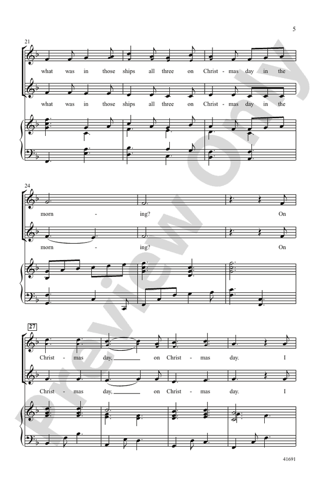 A Wreath of Carols - 2-Part / SSA Choral Octavo (Digital Download)
