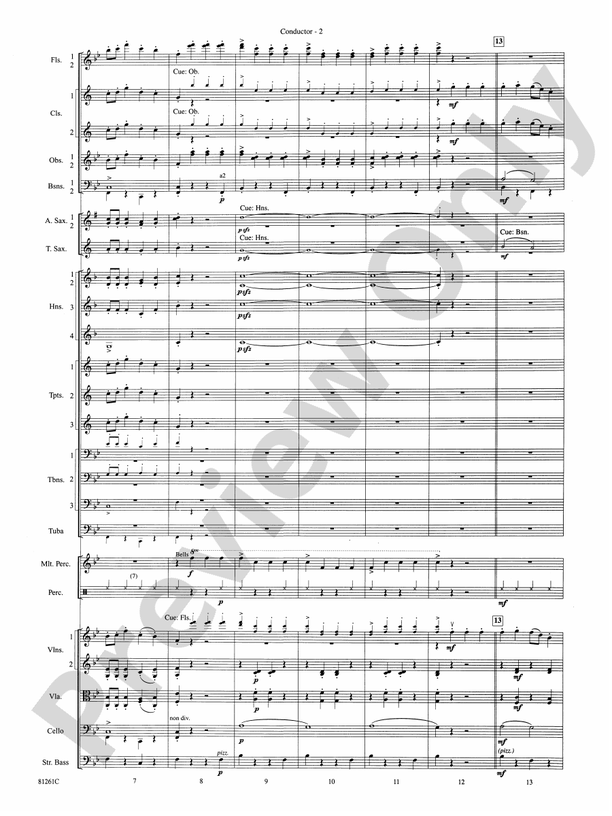 Sleigh Ride (Grade 3.5) – Full Orchestra Conductor Score & Parts (Digital Download)