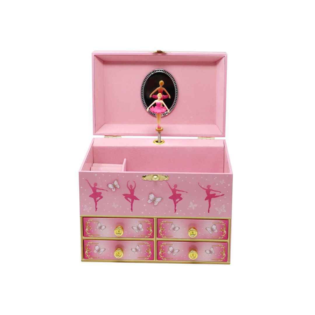 Butterfly Ballet Musical Jewellery Box 14.7W x 19H x 12D cm