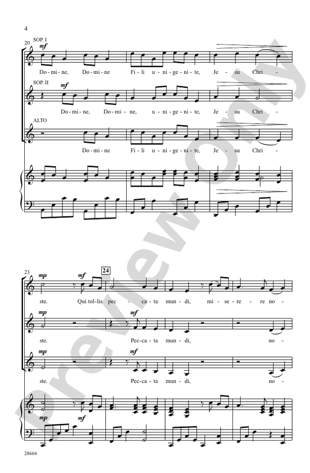 Domine Deus – SSA Choral Octavo (Digital Download)