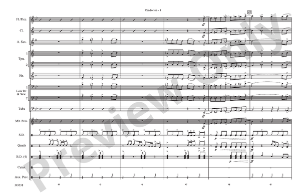 We Are Family – Marching Band Conductor Score & Parts (Digital Download)