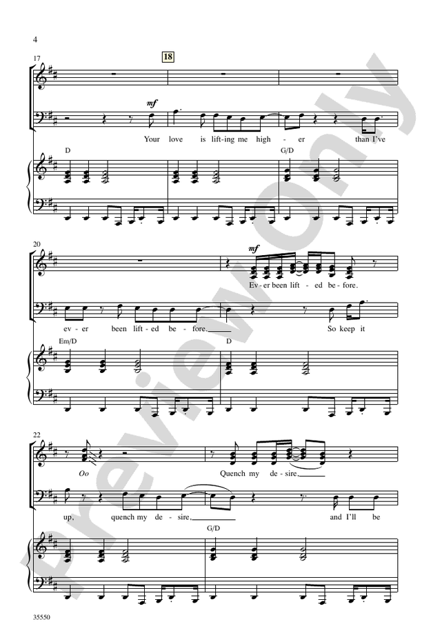 (Your Love Keeps Lifting Me) Higher and Higher - Arr. Jay Althouse - SATB Choral Octavo (Digital Download)