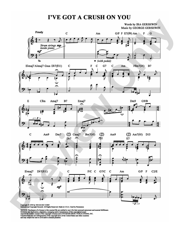 I've Got a Crush on You - DSM-PS-0002107 - Piano (Digital Download)