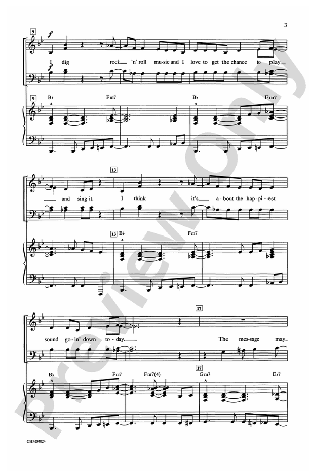 I Dig Rock and Roll Music – SATB Choral Octavo (Digital Download)