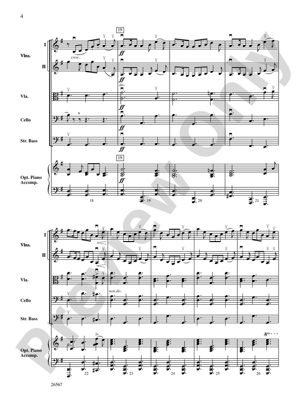 Seven Scottish Airs – String Orchestra Conductor Score & Parts (Digital Download)