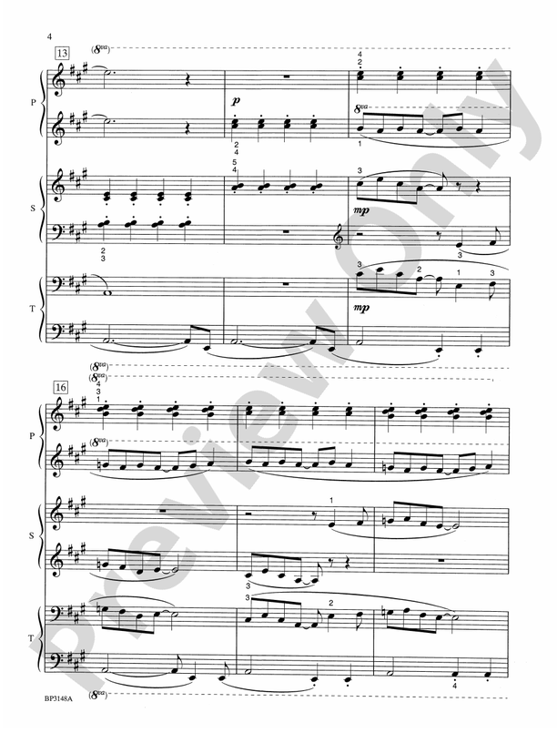 Jazz for Three - 1 Piano, 6 Hands (Digital Download)