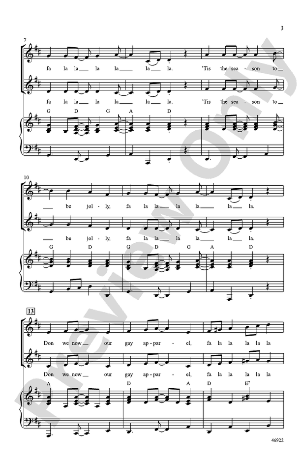 Fa La La La La! – 2-Part Choral Octavo (Digital Download)