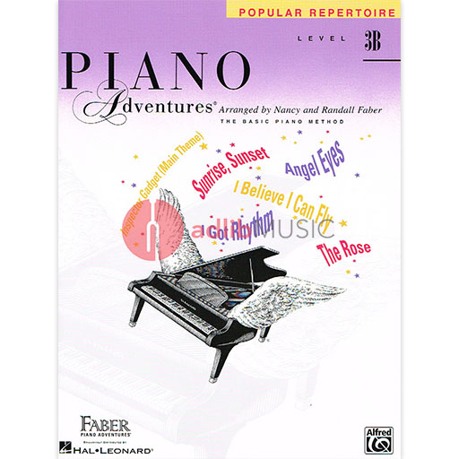 Piano Adventures Level 3B Popular Repertoire Book - Piano by Faber/Faber Hal Leonard 420241