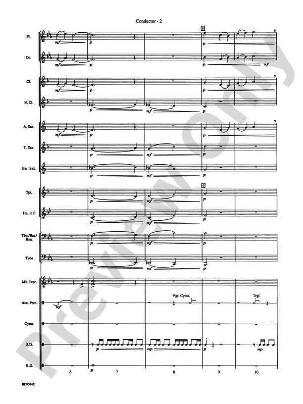 Cantus - Concert Band Conductor Score & Parts (Digital Download)