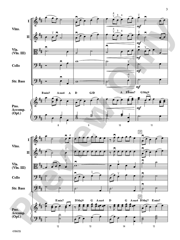 Dancing Kites - String Orchestra Conductor Score & Parts (Digital Download)