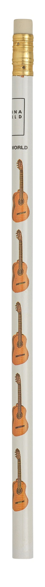 White Pencil with Guitars