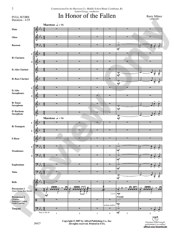 In Joyous Flight - Concert Band Conductor Score & Parts (Digital Download)
