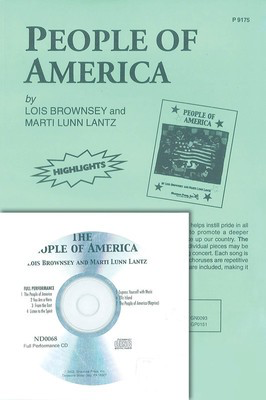 The People of America - Lois Brownsey|Marti Lunn Lantz Shawnee Press Preview Pak Book/CD